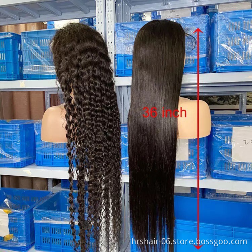 Virgin Human Hair Full Lace Wig for Black Peruvian Women Hight Quality 30 Inch Brazilian Hair Swiss Lace 10~34 Inch Long 180%